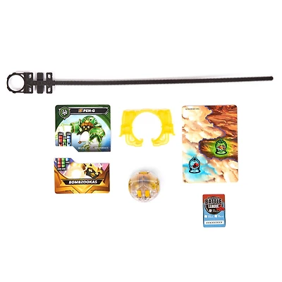 Bakugan, Special Attack Pen-G, Spinning Collectible, Customizable Action Figure and Trading Cards, Combine & Brawl