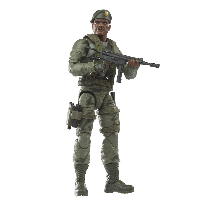 G.I. Joe Classified Series, figurine Lonzo Stalker Wilkinson 46 de collection de 15 cm, nombreux accessoires, emballage spécial