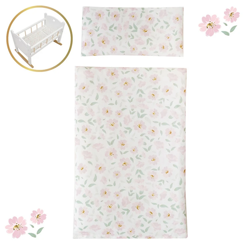 Wooden Doll Cradle, Little Flora - R Exclusive
