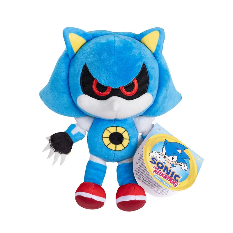 Peluche Sonic de 9 pouces - Sonic métal classique  