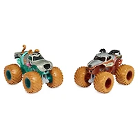 Monster Jam, Monster trucks Monster Mutt Rottweiler vs. Scooby Doo officiels qui changent de couleur en métal moul