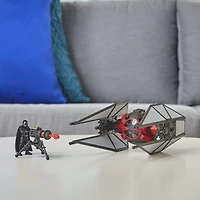 Star Wars Mission Fleet, TIE Whisper, figurine Kylo Ren de 6 cm et véhicule