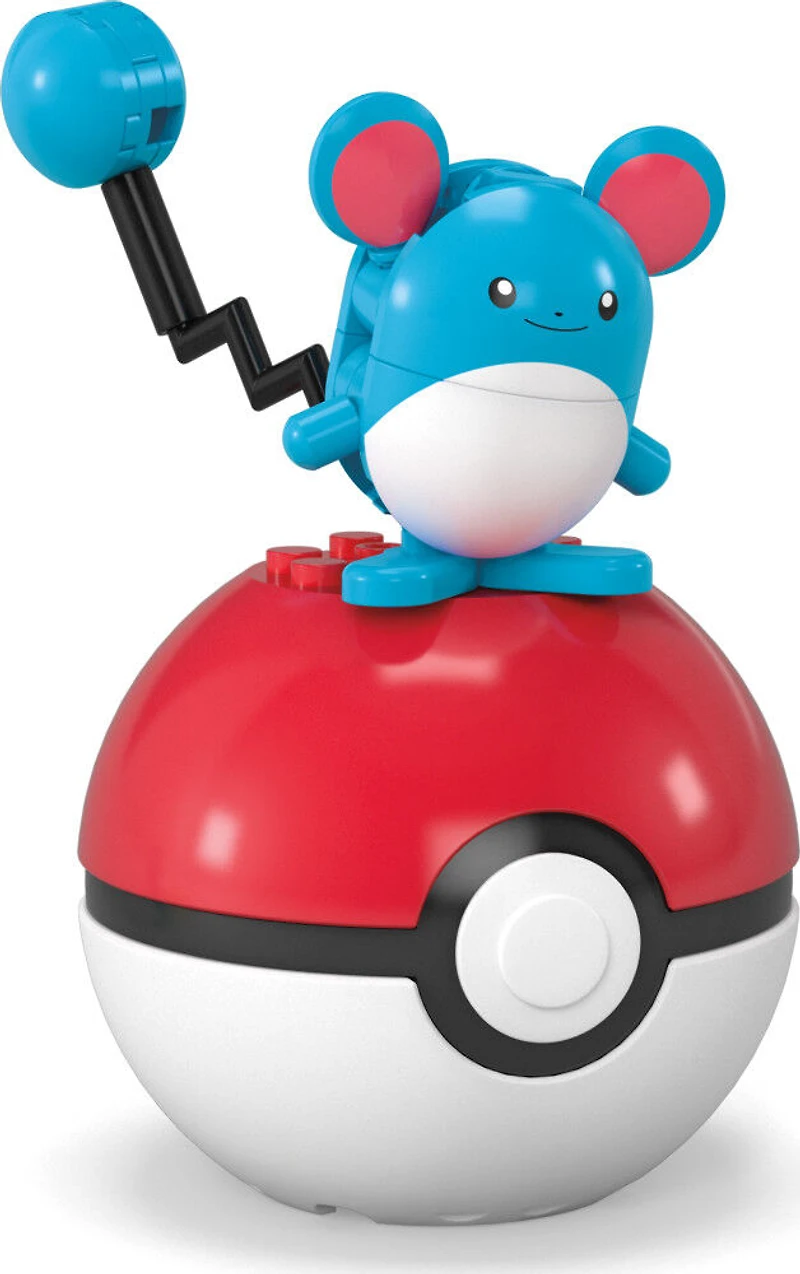 MEGA Pokémon Figurine articulée Marill, 24 pièces