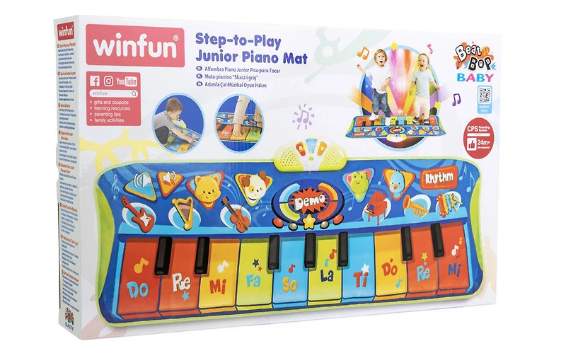 WinFun - Tapis De Jeu Touches De Piano