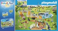 Famille de lions avec végétation, Playmobil Family Fun