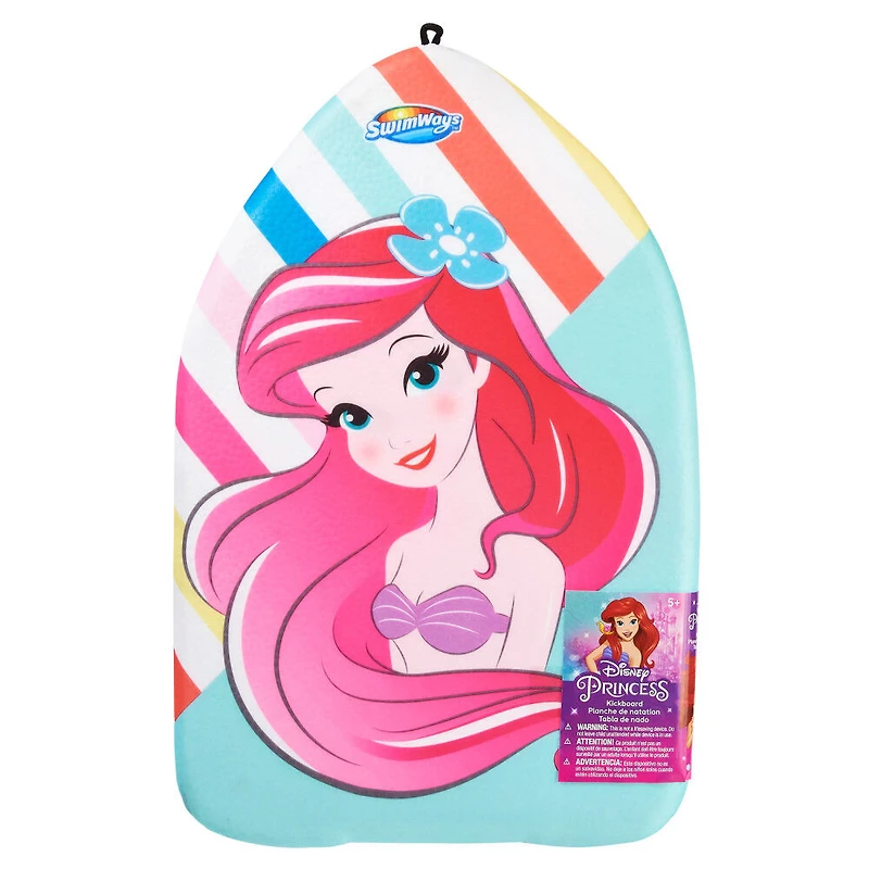 SwimWays, Princesse Disney, Planche de natation Ariel, aide à la natation et bouées pour la piscine, Ariel
