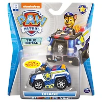 PAW Patrol, True Metal Chase Collectible Die-Cast Vehicle, Classic Series 1:55 Scale