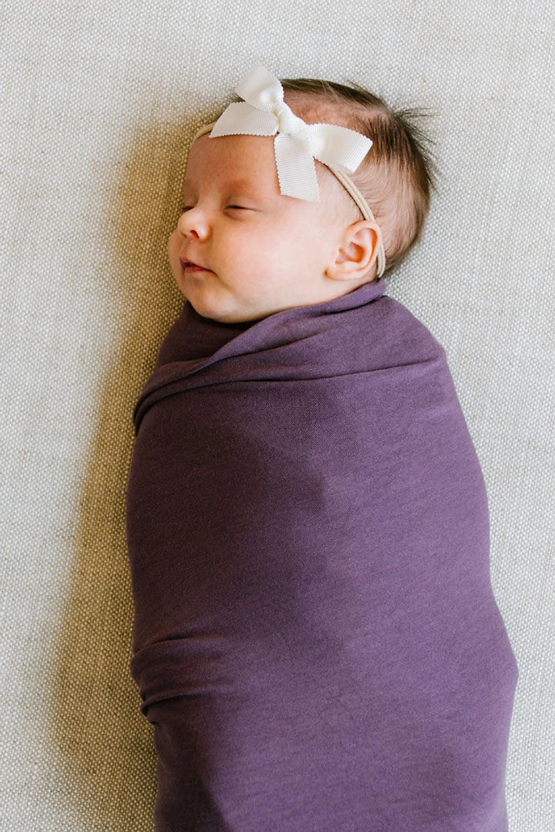 Copper Pearl Plum Swaddle