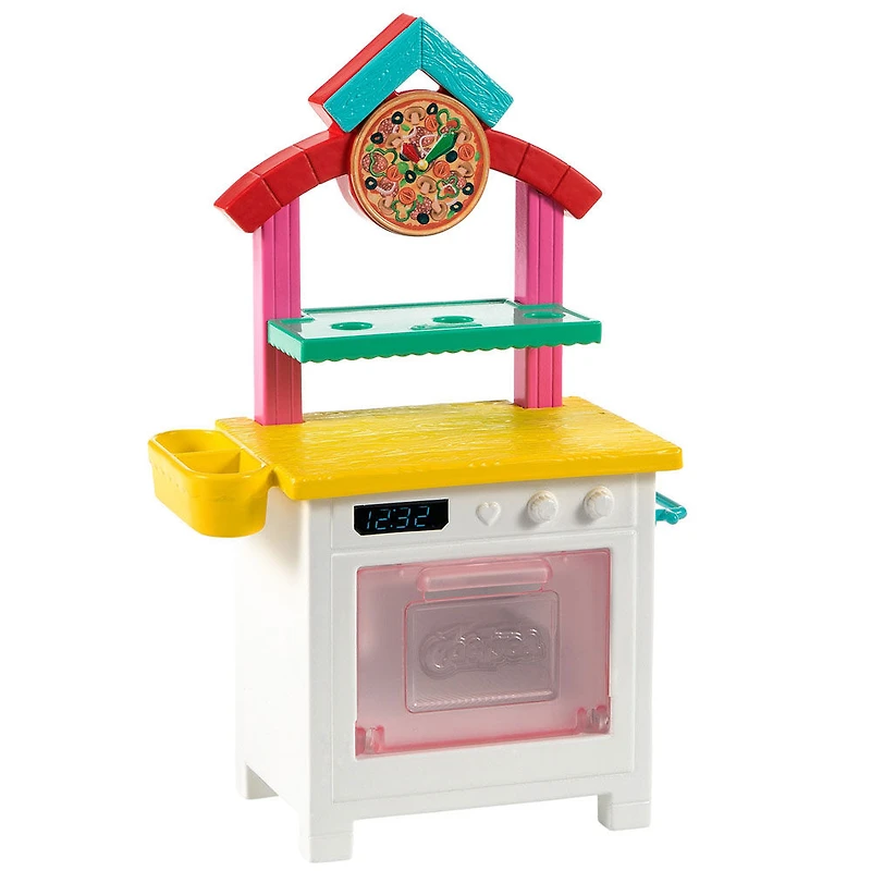​Barbie Chelsea Can Be Pizza Chef Playset with Chelsea Doll (6-in/15.24-cm), Pizza Oven, 2 Spice Shakers, Pizza Pan & More