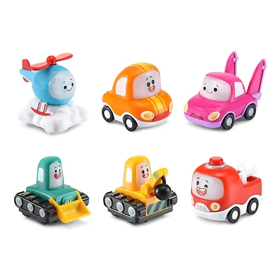 VTech Tut Tut Cory Bolides - Mini véhicules - Pack de 6 personnages - Édition française