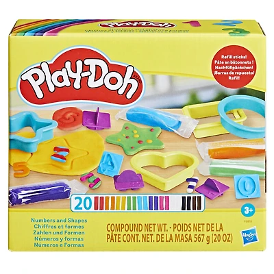 Play-Doh coffret Chiffres et formes avec pâte à modeler
