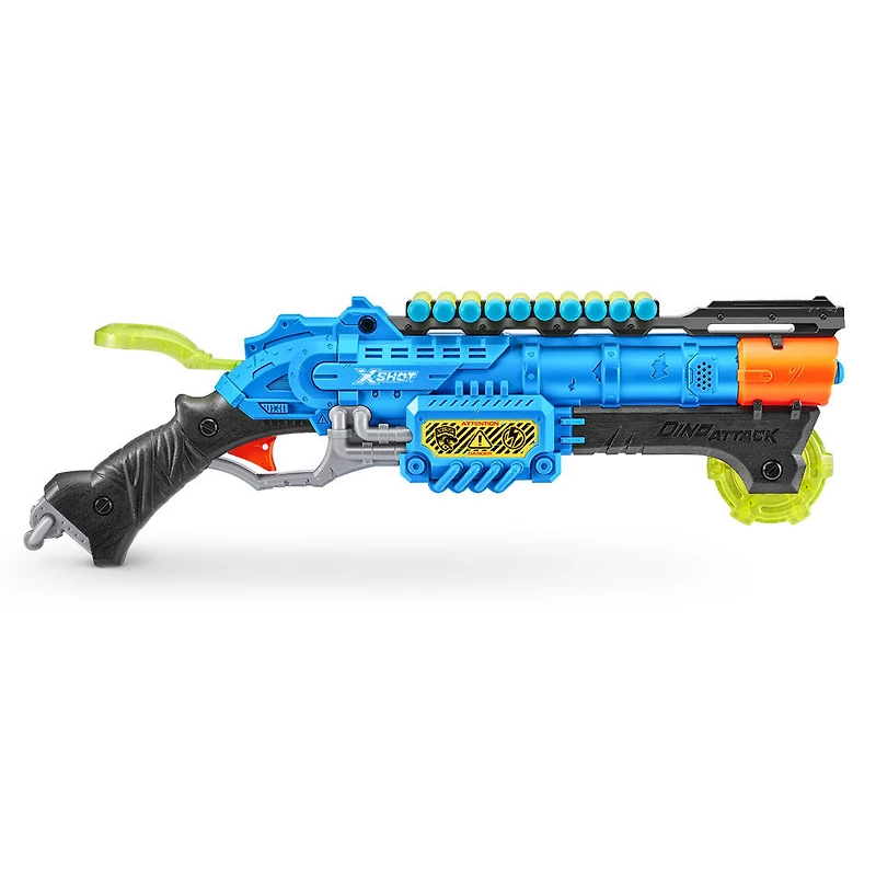 Pistolet X-Shot Dino Attack Claw Hunter (24 fléchettes, 6 oeufs)