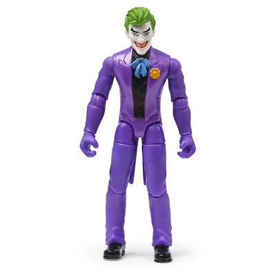 Batman, 4-Inch The Joker Action Figure with 3 Mystery Accessories, Mission 2