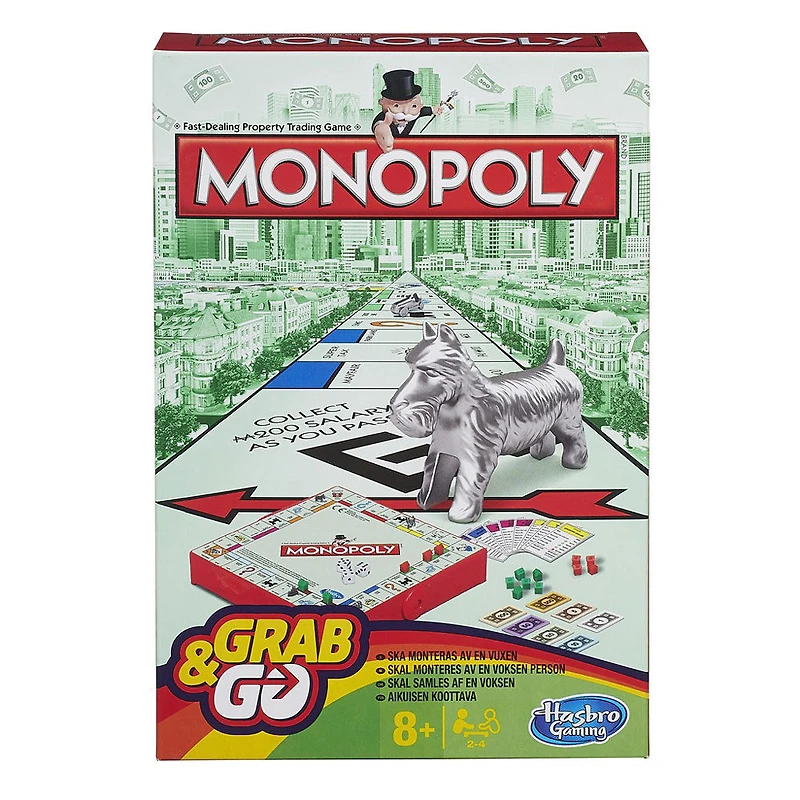 Hasbro Gaming - Jeu Monopoly Grab & Go