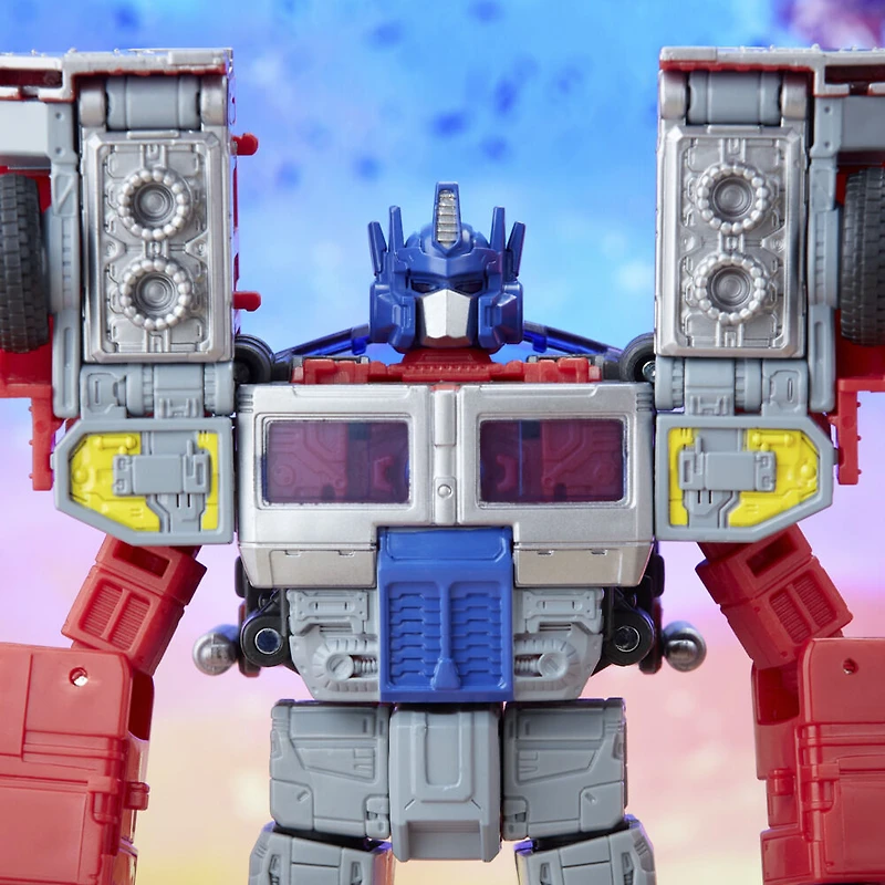 Transformers Generations Legacy Series, figurine Laser Optimus Prime classe Leader de l'univers G2
