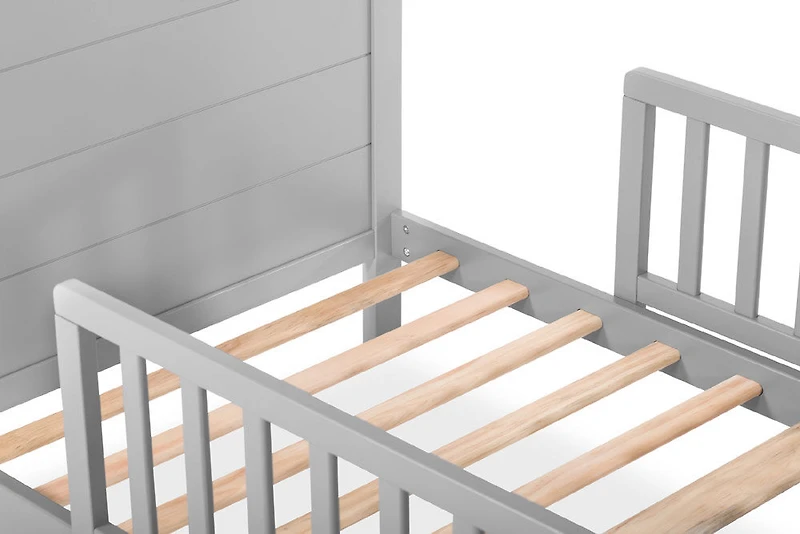 Lit Wilmington éclectique pour toujours, gris froid