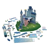 4D Build, Disney Princess Cinderella's Castle Paper 3D Puzzle Paper Model Kit, 300 Piece Paper Model Kit