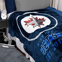 Couverture douce en peluche des Jets de Winnipeg de la LNH (40 x 50 pouces)