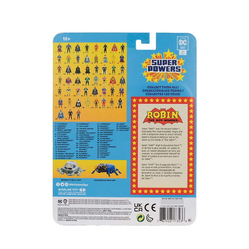 DC Super Powers - Robin (Jason Todd) Figurine de 4,5 pouces