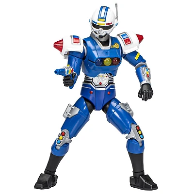 Power Rangers Lightning Collection, figurine de 16,5 cm Turbo Senturion bleu