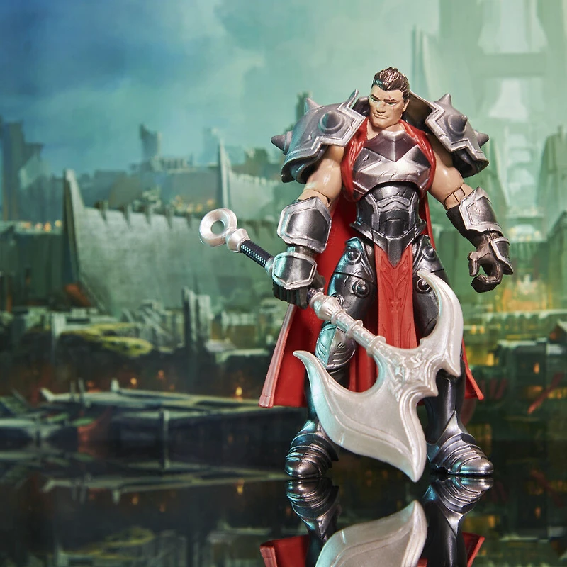 League of Legends, 4-Inch Darius Collectible Figure w/ Premium Details and Axe Accessory, The Champion Collection, Collector Grade