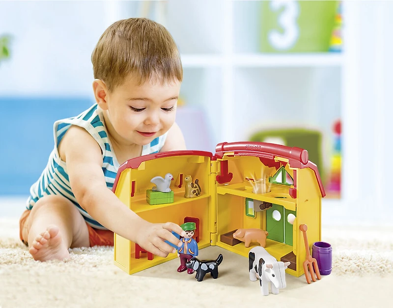 Playmobil - Ferme transportable avec animaux