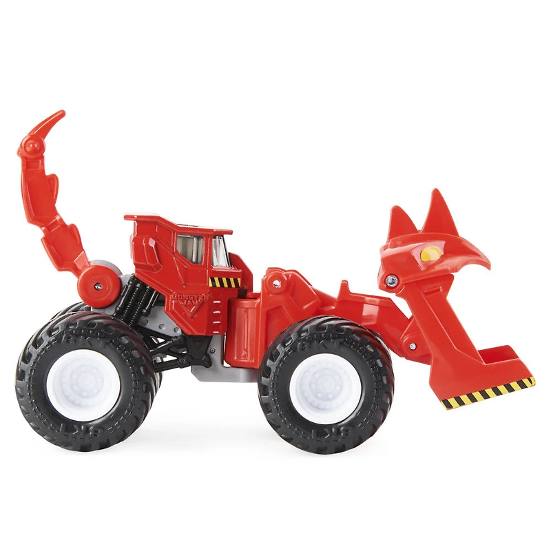 Monster Jam, Monster truck Scoopz Dirt Squad Scooper officiel avec pièces mobiles