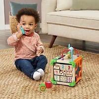 LeapFrog Touch & Learn Wooden Activity Cube - English Edition