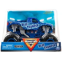 Monster Jam, Monster truck Blue Thunder officiel, véhicule en métal moulé à collectionner