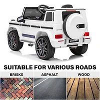 Voltz Toys Mercedes-Benz AMG G63 avec télécommande, blanc