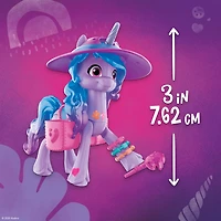 My Little Pony: A New Generation, Aventure de cristal Izzy Moonbow, figurine de poney violette