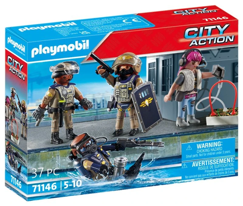 Playmobil - Tactical Police Figure Set
