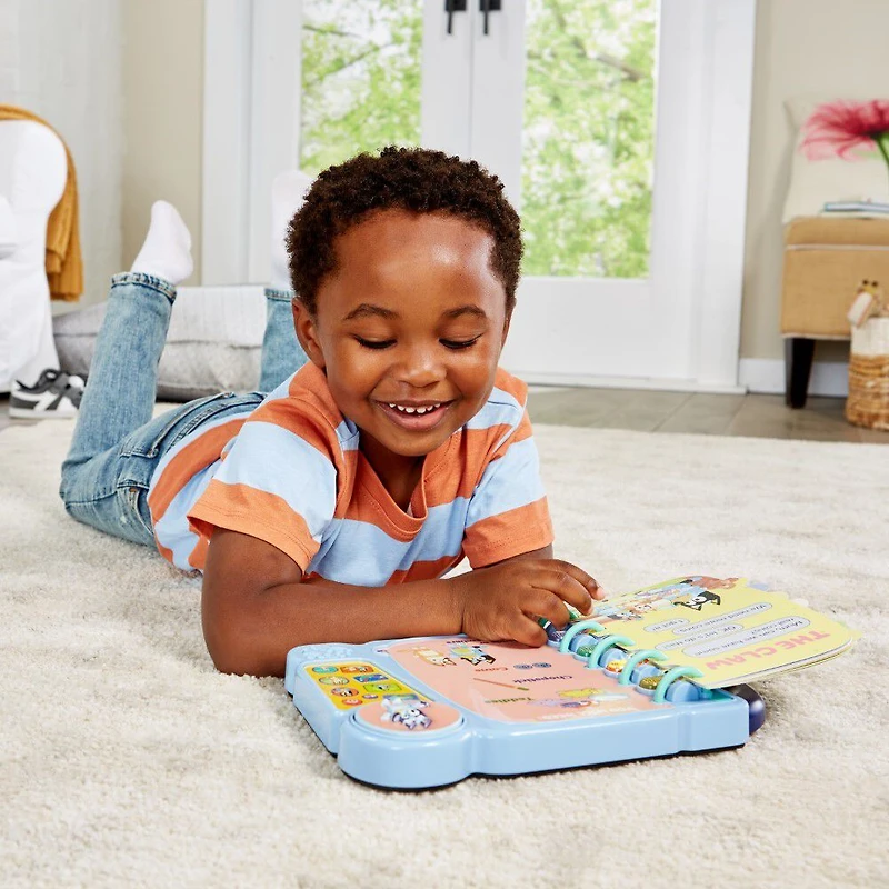 VTech Bluey Bluey's Book of Games - French Edition
