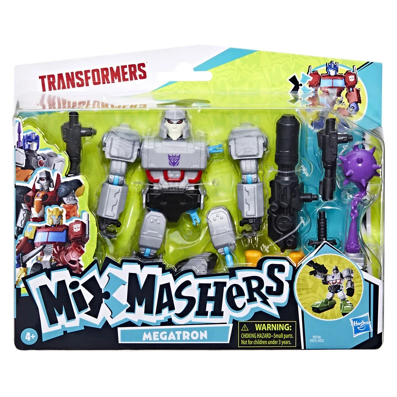 MixMashers Transformers, figurine deluxe personnalisable Megatron à mélanger et combiner avec accessoires