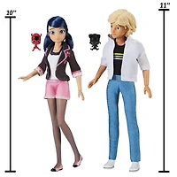 Pack d'écrasement miraculeux - Poupée de mode Marinette et Adrien - paquet de 2