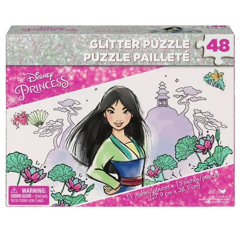 Disney Princess 48-Piece Glitter Puzzle
