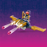 LEGO NINJAGO Ninja Team Combo Vehicle 4-in-1 Toy with Glider, Racer Car and 2 Motorcycles 71820