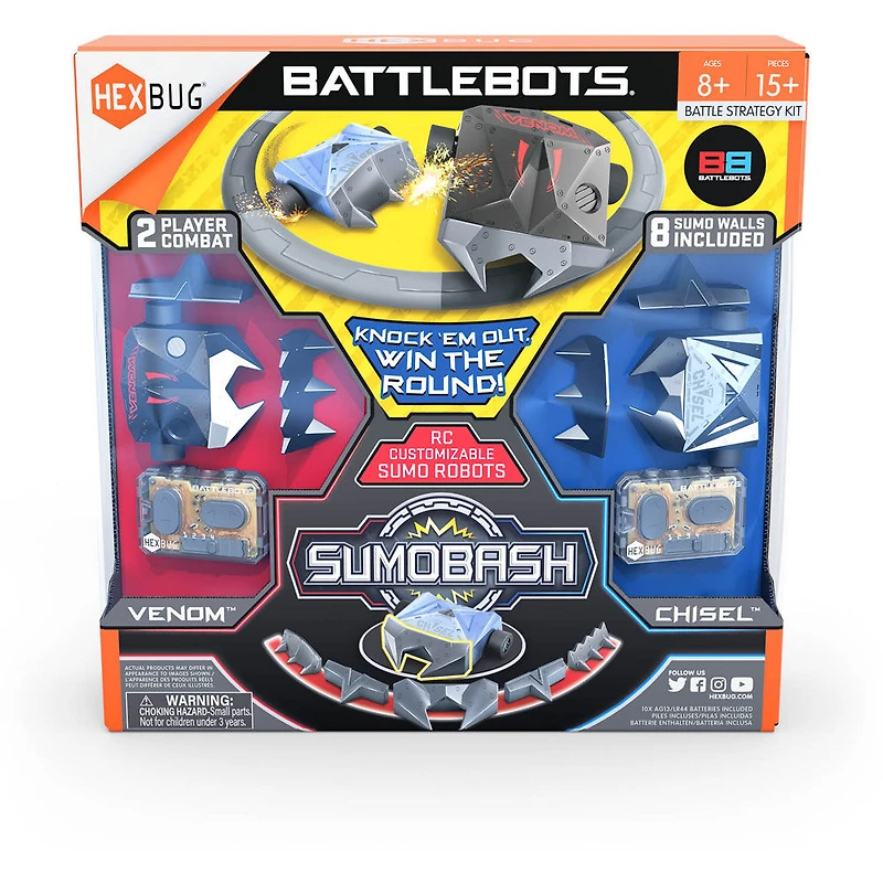 Robots Sumobash Battlebots, Hexbug