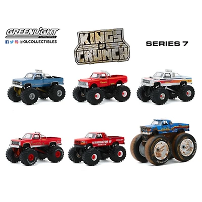 1:64 Kings of Crunch Séries 7 - Les couleurs et les motifs peuvent varier - une par commande