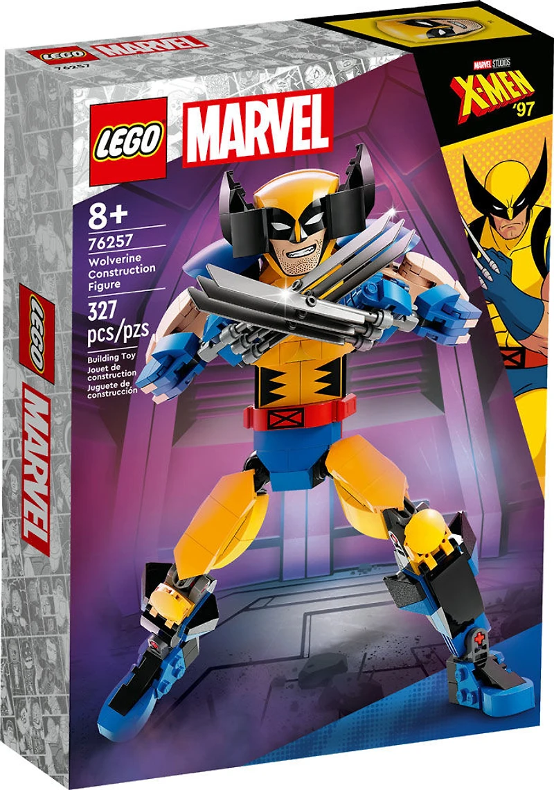 LEGO Marvel La figurine à construire de Wolverine 76257 Ensemble de jeu de construction (327 pièces)
