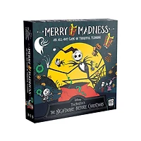 USAopoly Disney Tim Burton's The Nightmare Before Christmas Merry Madness Board Game - English Edition