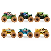 Monster Jam, Mystery Mudders, Monster truck officiel en métal moulé, Lavez pour révéler, échelle 1:64 (les styles varient)