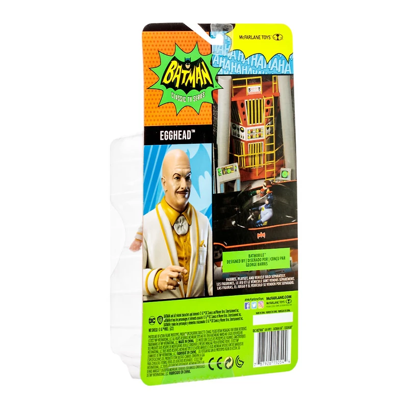 DC Retro 6" Wave 5 Batman 66 - Egghead - Notre exclusivité