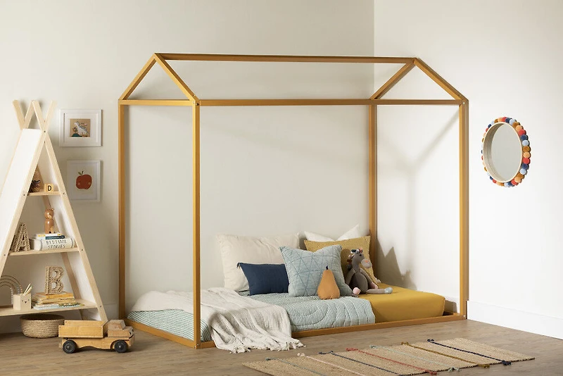 Sweedi Maison lit Simple Ocre