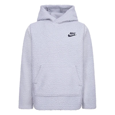 Nike Sherpa Pullover Hoodie - Light Smoke Grey