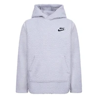 Nike Sherpa Pullover Hoodie - Light Smoke Grey