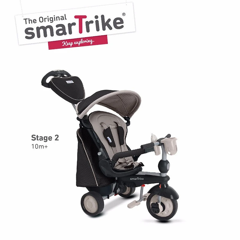 smarTrike: Infinity - Trike Aménageable NOIR (Trike qui transitions avec les enfants) - Notre exclusivité