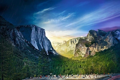 Stephen Wilkes Day to Night - Tunnel View, Yosemite National Park 1026 piece  puzzle