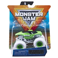 Monster Jam, Monster truck Alien Invasion officiel, véhicule en métal moulé, série Inverse Trucks, échelle 1:64