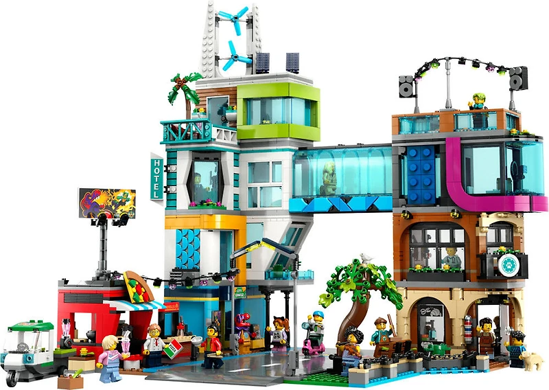 LEGO City Downtown 60380 Building Toy Set (2,010 Pieces)